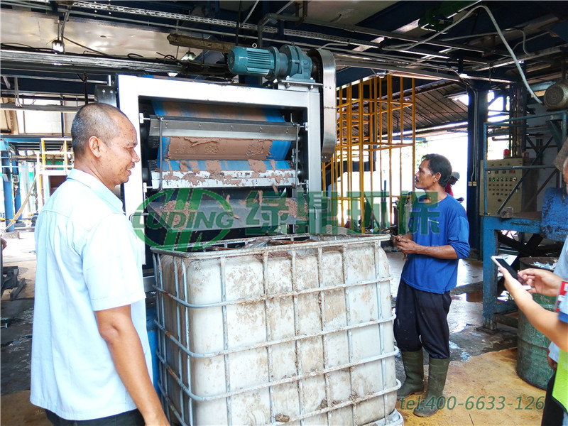 印度尼西亞帶式壓濾機(jī)使用案例 4