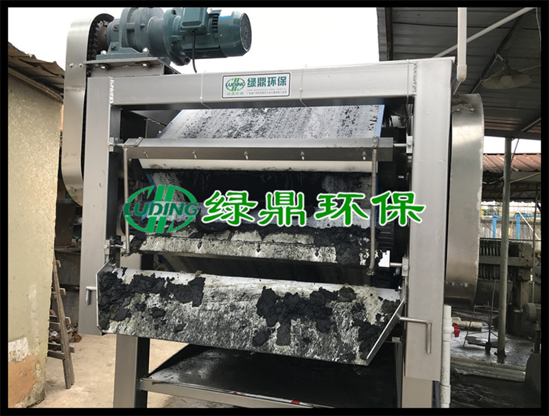印染帶式壓濾機#廣州番禺印染水洗廠使用案例現(xiàn)場