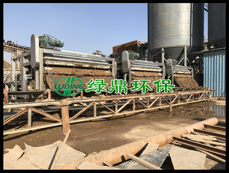 帶式壓濾機處理文峰污水廠工程